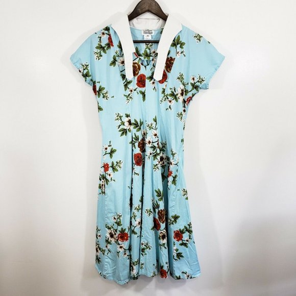 retro hawaiian dress